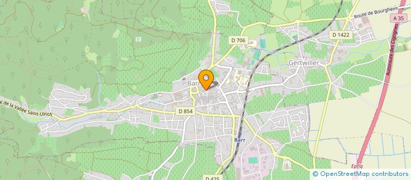 localisation de l'entreprise SCI GH  BARR