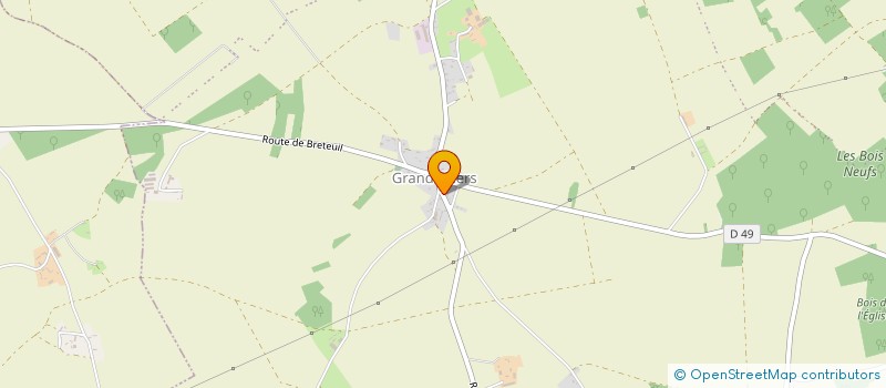 localisation de l'entreprise SCI GH IMMO  MESNILS-SUR-ITON