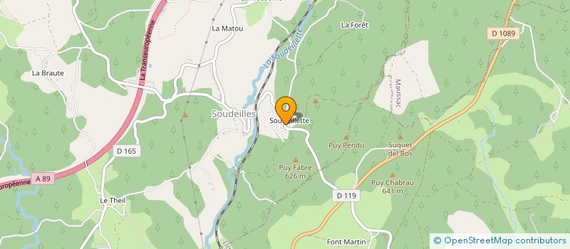 localisation de l'entreprise SCI GH IMMO  ROSIERS-D EGLETONS