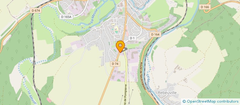 localisation de l'entreprise SCI GH INVEST à NEUFCHATEAU