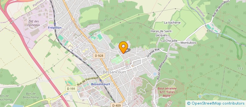 localisation de l'entreprise SCI GH-PRO  BESSANCOURT