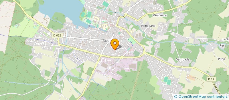 localisation de l'entreprise SCI GH SOUSTONS  SOUSTONS