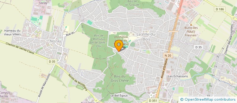 localisation de l'entreprise SCI GH2M  MARCOUSSIS