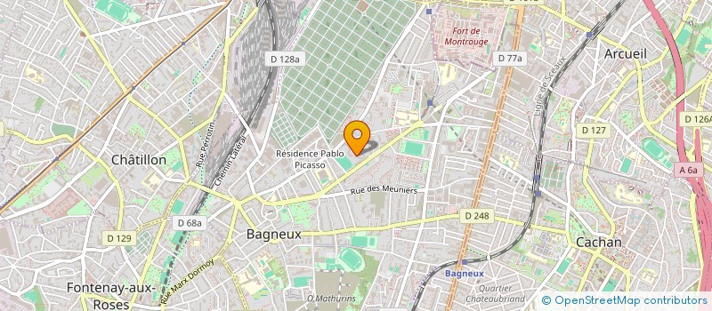 localisation de l'entreprise SCI GHALI à BAGNEUX