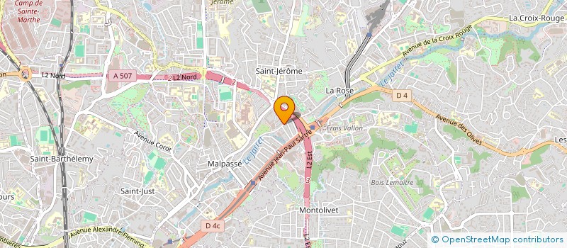 localisation de l'entreprise SCI GHAM à MARSEILLE
