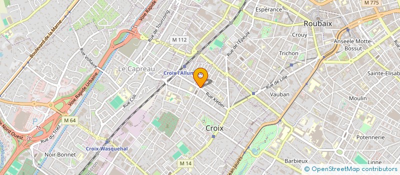 localisation de l'entreprise SCI GHANDI à CROIX