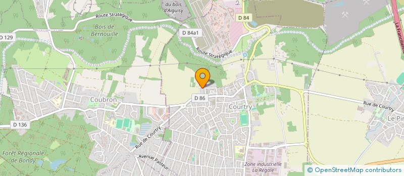 localisation de l'entreprise SCI GHANDRI  COURTRY