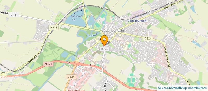 localisation de l'entreprise SCI GHANDRUK  L'ISLE-JOURDAIN