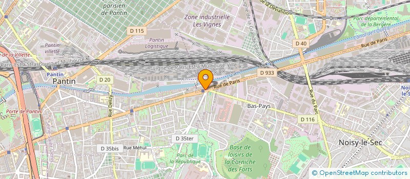 localisation de l'entreprise SCI GHANEM  BOBIGNY