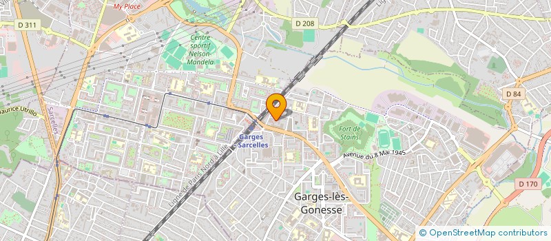 localisation de l'entreprise SCI GHANEM MEDICAL à GARGES-LES-GONESSE