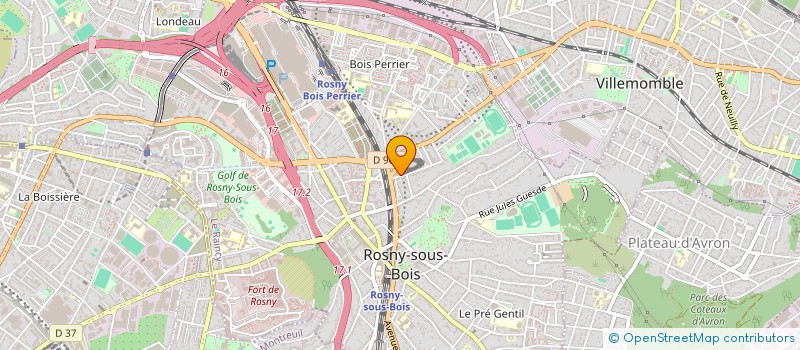 localisation de l'entreprise SCI GHASOUB GESTION IMMOBILIERE à ROSNY-SOUS-BOIS