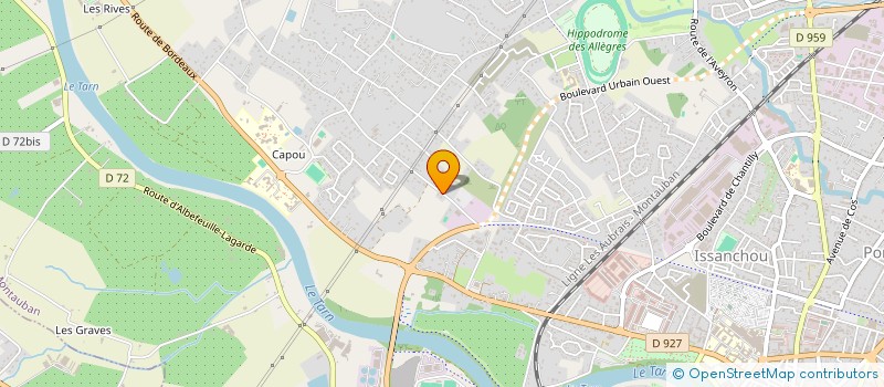 localisation de l'entreprise SCI GHAZAL  MONTAUBAN