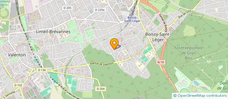 localisation de l'entreprise SCI GHAZLI à LIMEIL-BREVANNES