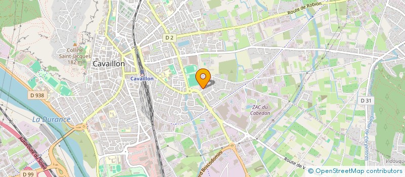 localisation de l'entreprise SCI GHG  CAVAILLON