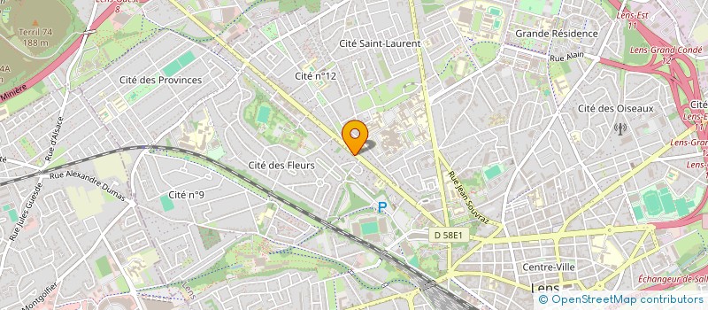 localisation de l'entreprise SCI GHIAN  LENS