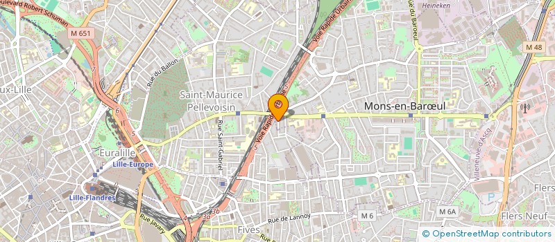 localisation de l'entreprise SCI GHILINI  MONS-EN-BARUL