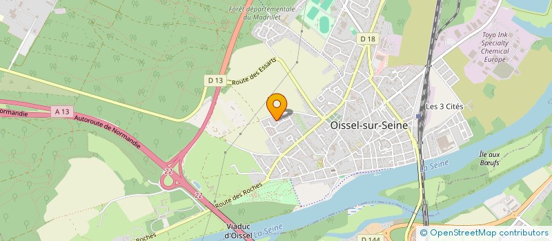 localisation de l'entreprise SCI GHIMA  OISSEL