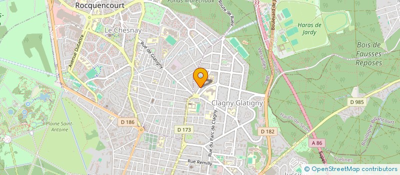 localisation de l'entreprise SCI GHIMIFLO à VERSAILLES