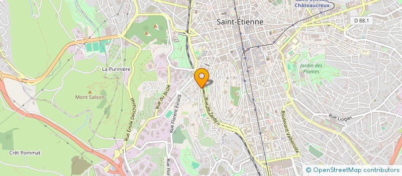 localisation de l'entreprise SCI GHIMMO  SAINT-ETIENNE