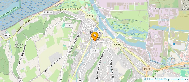 localisation de l'entreprise SCI GHIPIERRE à HONFLEUR