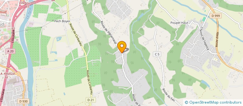 localisation de l'entreprise SCI GHIRARD  MONTAUBAN