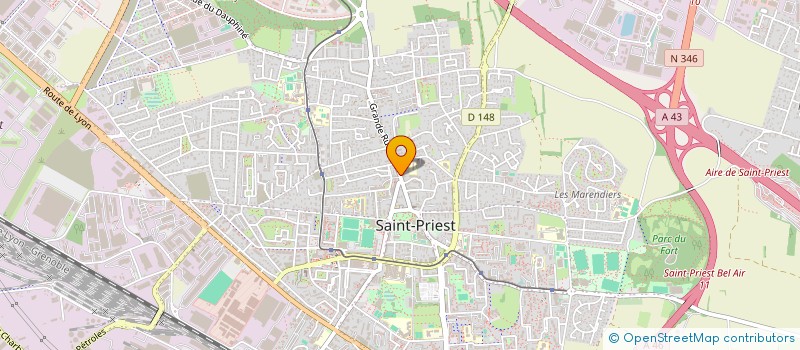 localisation de l'entreprise SCI GHIRARDI  SAINT-PRIEST