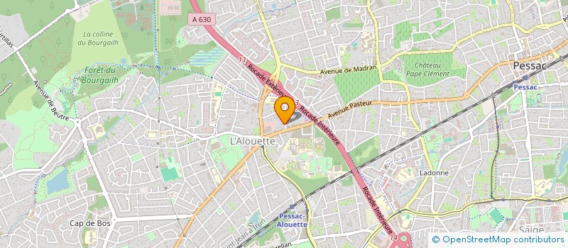 localisation de l'entreprise SCI GHISALAND  PESSAC