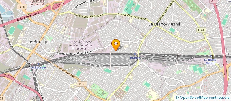 localisation de l'entreprise SCI GHISLAINE à DRANCY