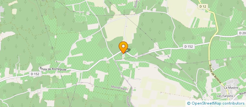 localisation de l'entreprise SCI GHISLAINE C  MONDRAGON