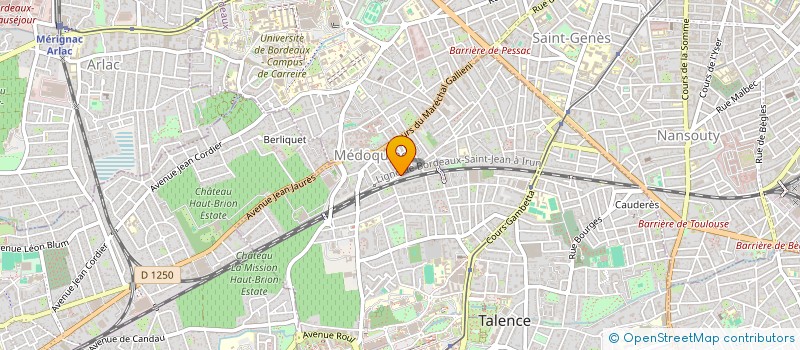 localisation de l'entreprise SCI GHISNO JAM  TALENCE