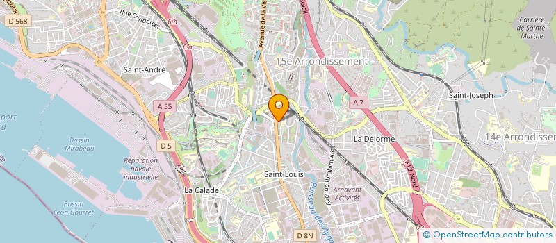 localisation de l'entreprise SCI GHIZLAINE à MARSEILLE