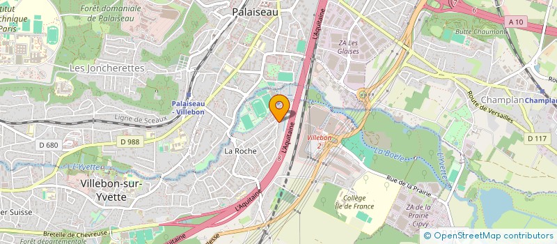 localisation de l'entreprise SCI GHL  VILLEBON-SUR-YVETTE