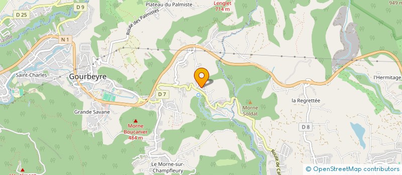 localisation de l'entreprise SCI GHL - EMERAUDE  GOURBEYRE