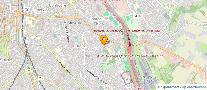 localisation de l'entreprise SCI GHOME à TOULOUSE