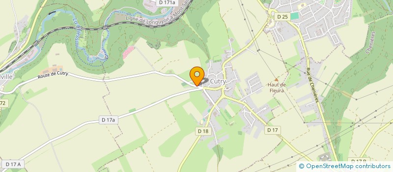 localisation de l'entreprise SCI GHOST IMMO  CUTRY