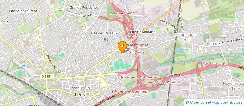 localisation de l'entreprise SCI GHOUTIA ADEL  LENS