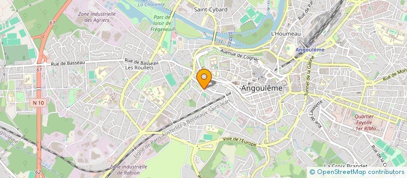 localisation de l'entreprise SCI GHP UNION à ANGOULEME