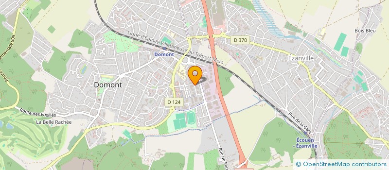 localisation de l'entreprise SCI GHT  DOMONT