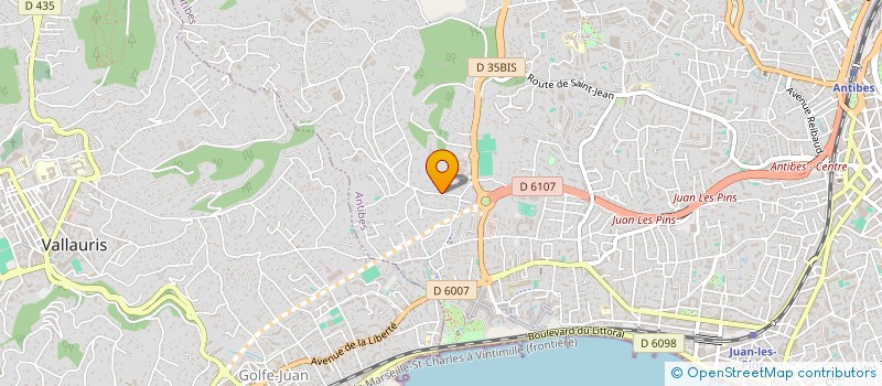 localisation de l'entreprise SCI GI à ANTIBES