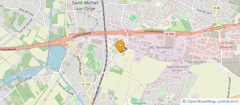 localisation de l'entreprise SCI GI à BRETIGNY-SUR-ORGE
