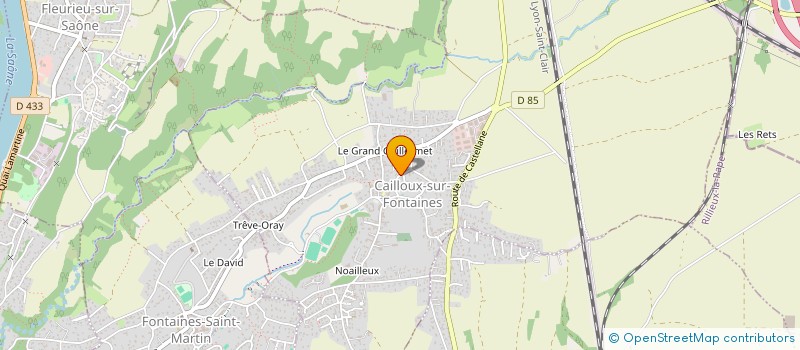 localisation de l'entreprise SCI GI BE  CAILLOUX-SUR-FONTAINES