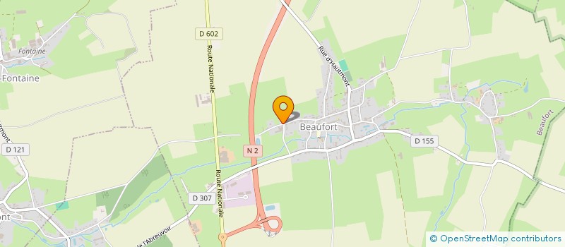 localisation de l'entreprise SCI GI KEL  BEAUFORT