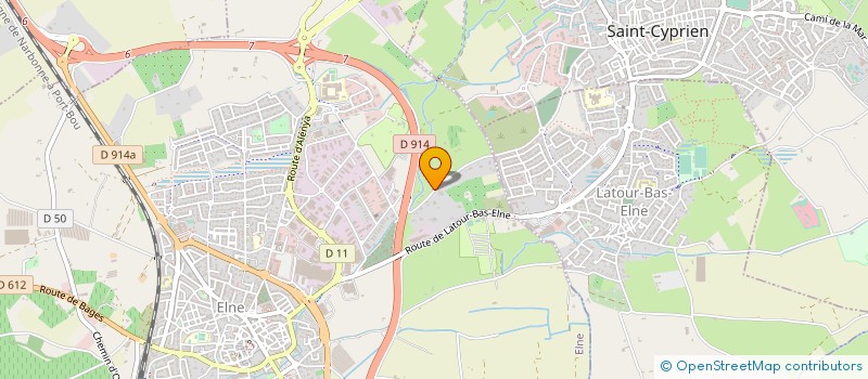 localisation de l'entreprise SCI GI LO RE  ELNE