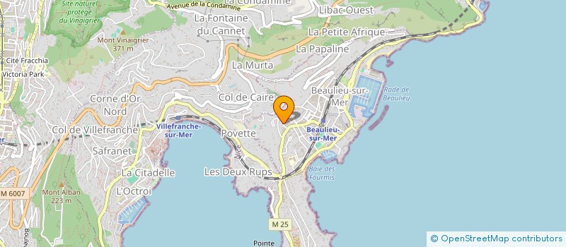 localisation de l'entreprise SCI GIA à BEAULIEU-SUR-MER