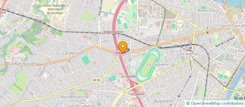 localisation de l'entreprise SCI GIACO à TOULOUSE