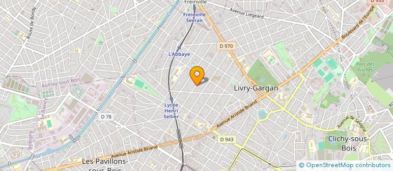 localisation de l'entreprise SCI GIACOMO INVEST  LIVRY-GARGAN