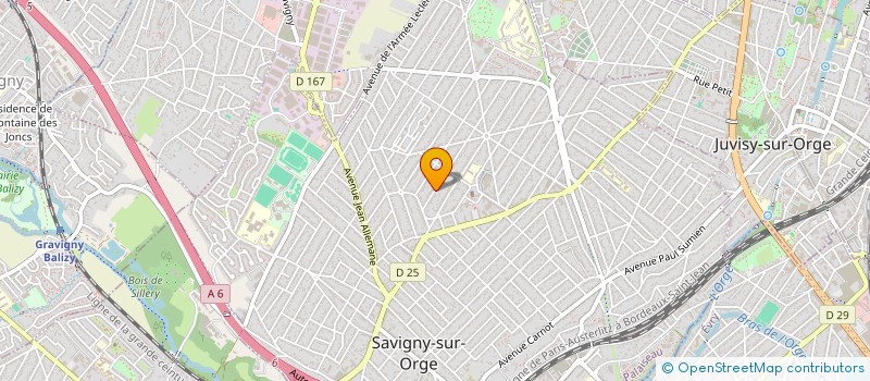 localisation de l'entreprise SCI GIADA à SAVIGNY-SUR-ORGE