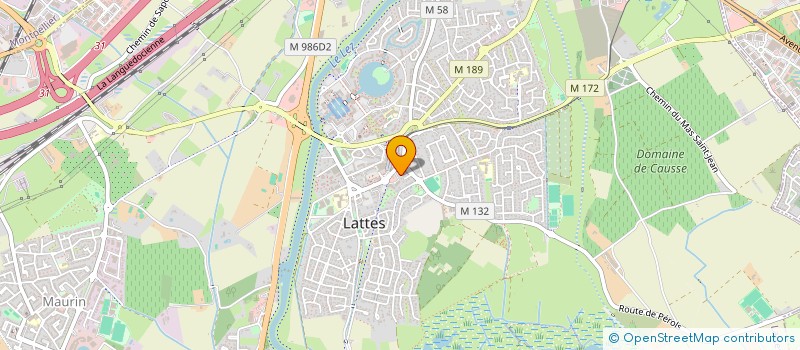 localisation de l'entreprise SCI GIAL à LATTES