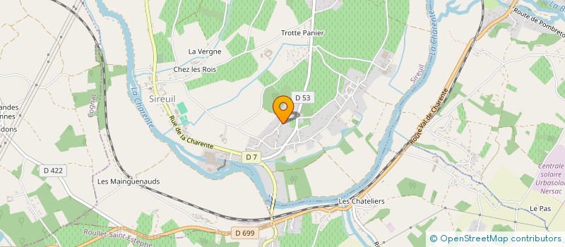 localisation de l'entreprise SCI GIAL à SIREUIL