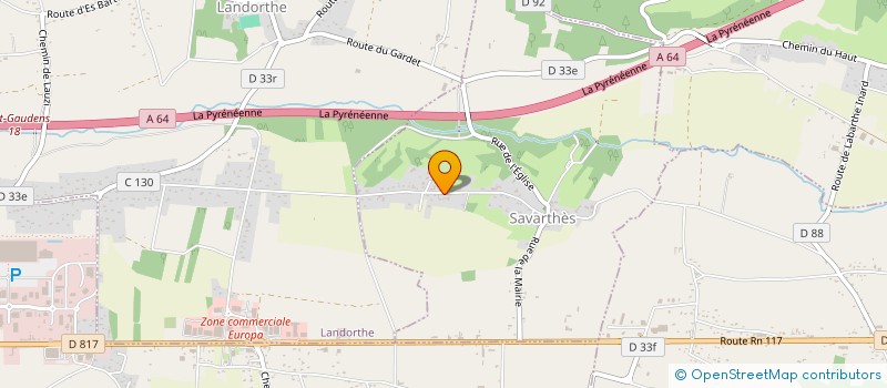 localisation de l'entreprise SCI GIALLOROSSI  SAVARTHES